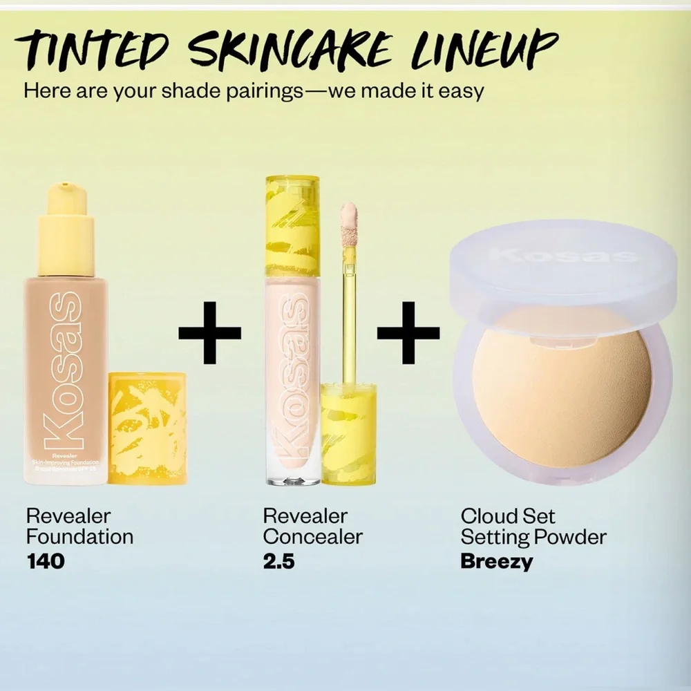 Kosas Revealer Skin Improving Foundation| Shade 140